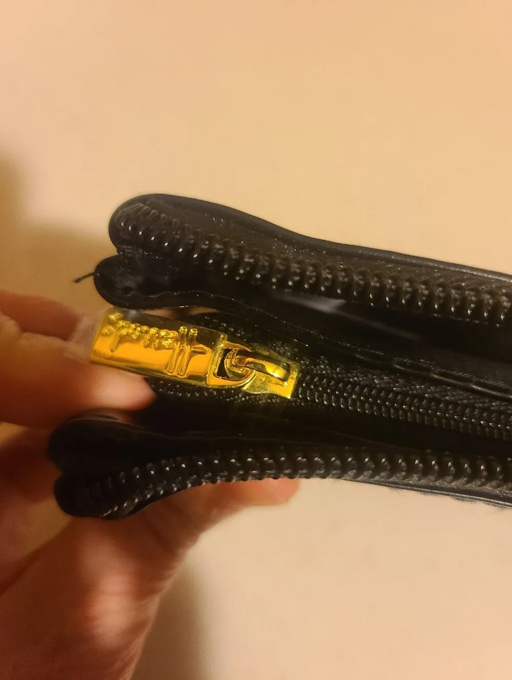Harrods Black Pouch with White Westie Motif